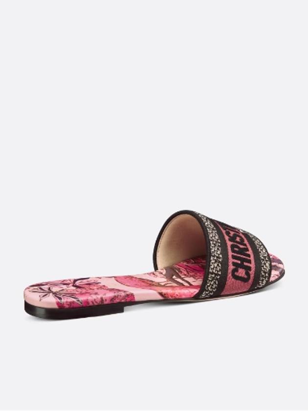 Dway Toile de Jouy Voyage Slippers Indie Pink - DIOR - BALAAN 4