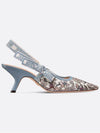 J'Adior Dress Slingback Heels Blue - DIOR - BALAAN 5