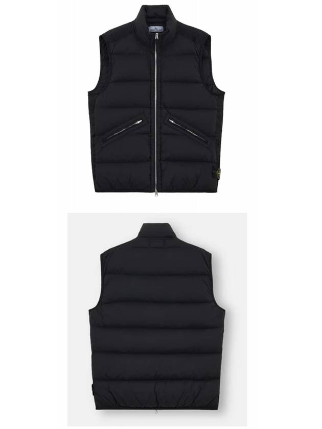 Seamless Tunnel Nylon Down Vest Black - STONE ISLAND - BALAAN 5