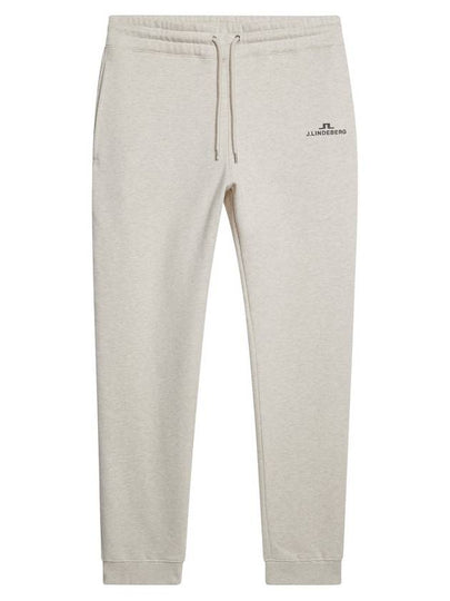 Alpha Logo Print Track Pants Beige - J.LINDEBERG - BALAAN 2