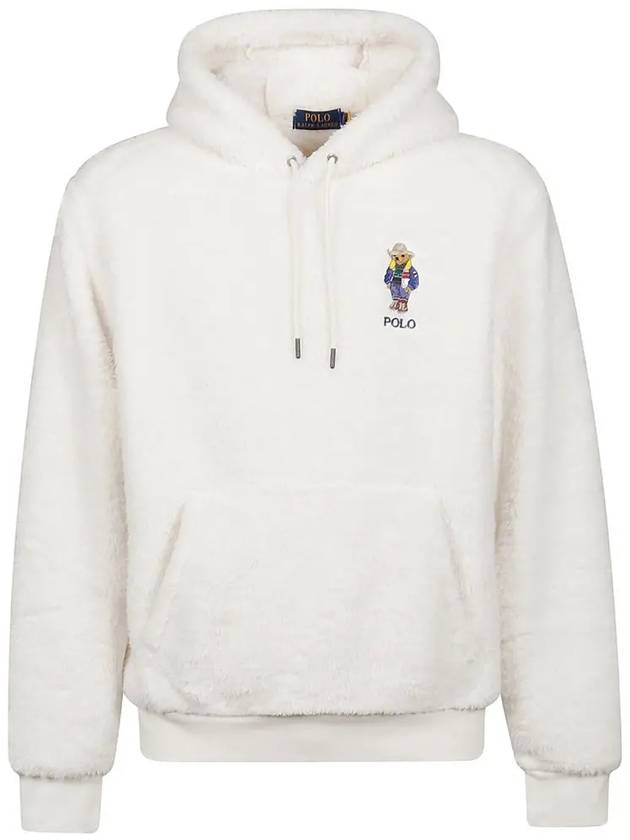 Iconic Logo Hoodie Off-White - POLO RALPH LAUREN - BALAAN 3