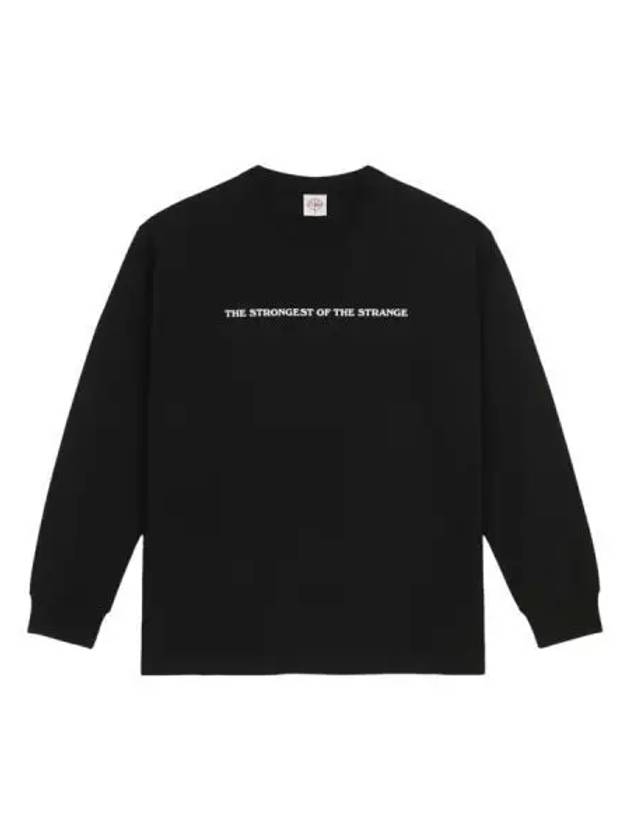 POLAR Strongest of the Strange Long Sleeve T Shirt Black - POLAR SKATE CO. - BALAAN 1