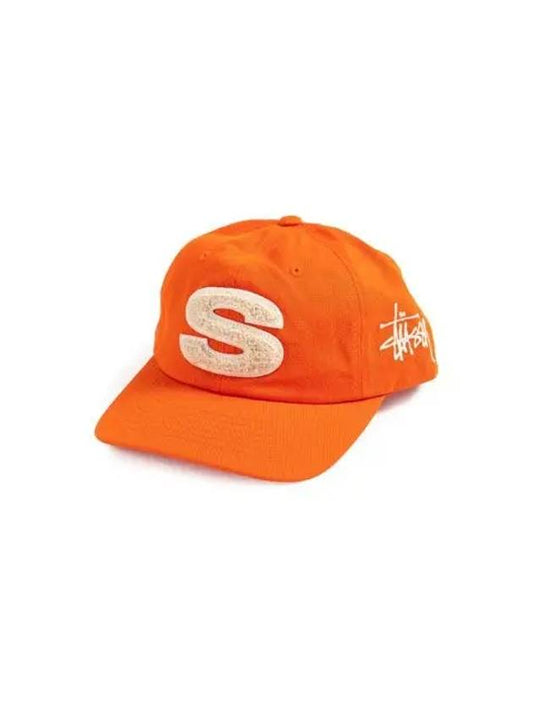 Chenille S Low Pro Ball Cap Orange 1311061 OR - STUSSY - BALAAN 2