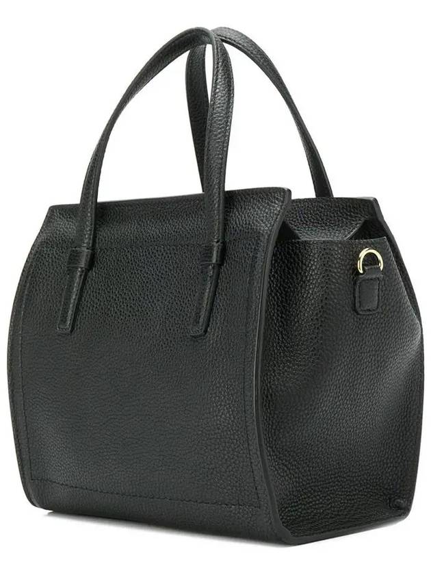 Amy Double Small Tote Bag Black - SALVATORE FERRAGAMO - BALAAN 4