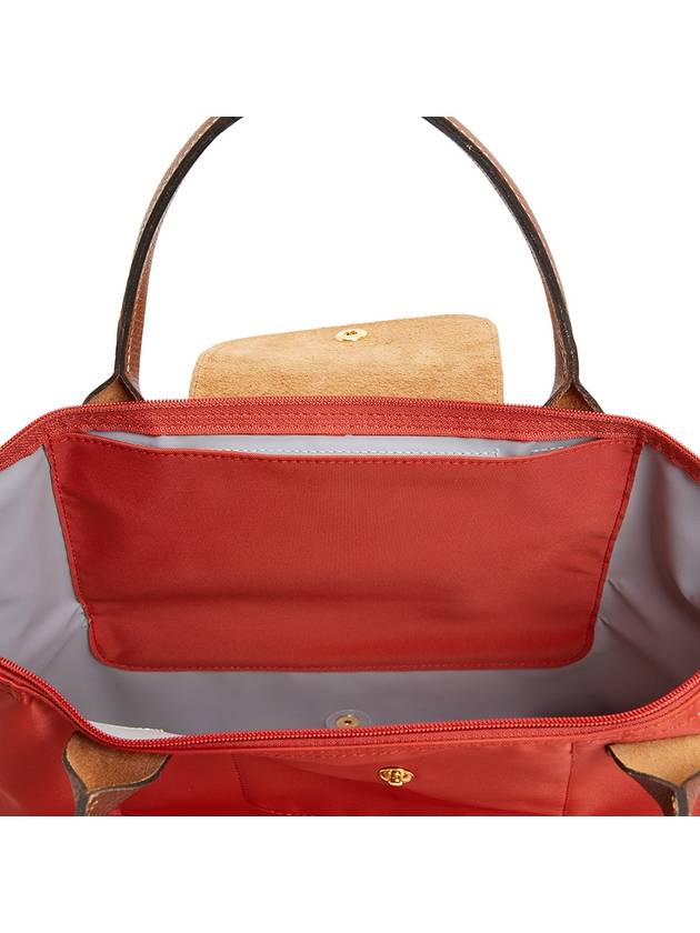 Le Pliage Medium Tote Bag Tomato - LONGCHAMP - BALAAN 10