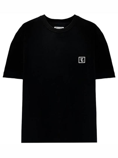 Men's Back Logo Cotton Short Sleeve T-Shirt Black - WOOYOUNGMI - BALAAN 2