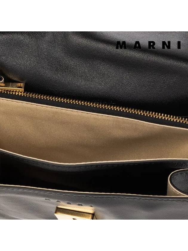 Trunk Soft Medium Cross Bag Black - MARNI - BALAAN 6