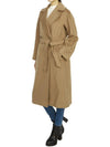 Women's Resina Wool Broadcloth Double Coat Camel - MAX MARA - BALAAN 8