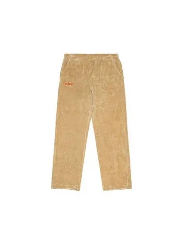 KODAK Apparel Kodacolor Logo Corduroy Jogger Pants Women BEIGE - KODO - BALAAN 1