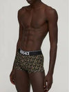 Monogram Stretch Cotton Boxer Briefs Black Khaki - VERSACE - BALAAN 3