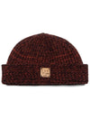 Flowing Scenery Short Beanie Red Brown I5WH02RB - IOEDLE - BALAAN 2