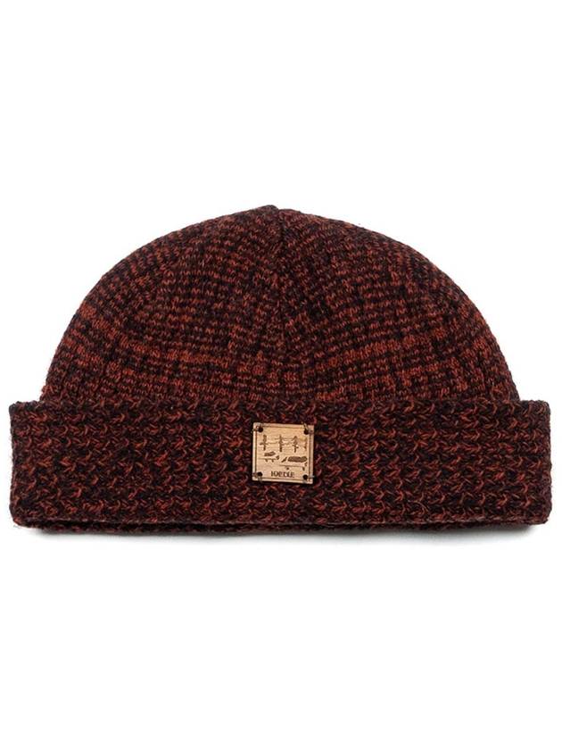 Flowing Scenery Short Beanie Red Brown I5WH02RB - IOEDLE - BALAAN 2