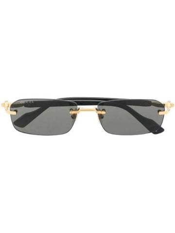 rimless rectangle frame sunglasses GG1221S - GUCCI - BALAAN 1