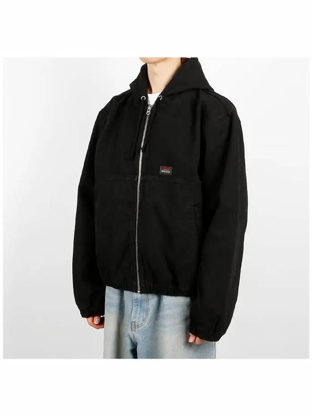 Work hooded zip up black - STUSSY - BALAAN 3