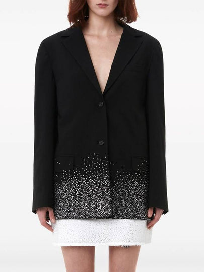 crystal-embellished single-breasted blazer - JW ANDERSON - BALAAN 2