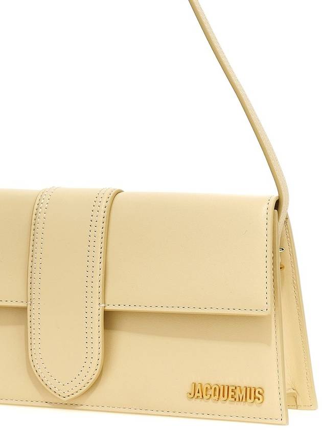 Le Bambino Long Flap Shoulder Bag Ivory - JACQUEMUS - BALAAN 4