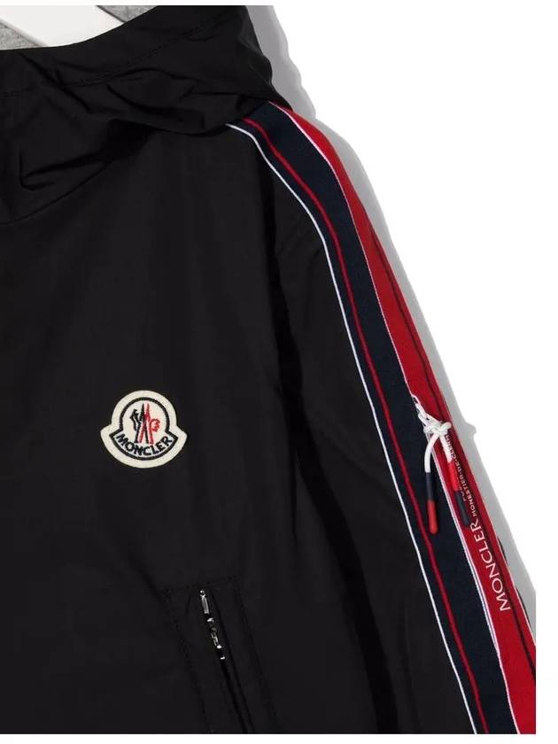 Kids Logo Three Stripes Hooded Jacket 1A000 08 54A91 999 - MONCLER - BALAAN 4