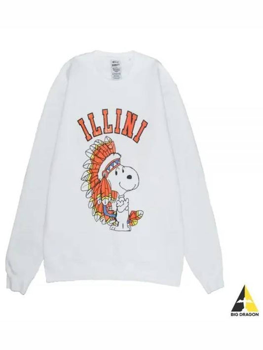 24 FG ILLINI white printed sweatshirt - WILD DONKEY - BALAAN 1