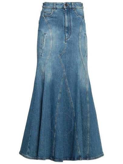 Long Skirt 8070620 Light blue - BURBERRY - BALAAN 2