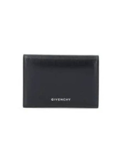 4G Classic Grain Calfskin Half Wallet Black - GIVENCHY - BALAAN 2