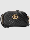 GG Marmont Matelasse Small Chain Shoulder Bag Black - GUCCI - BALAAN 8