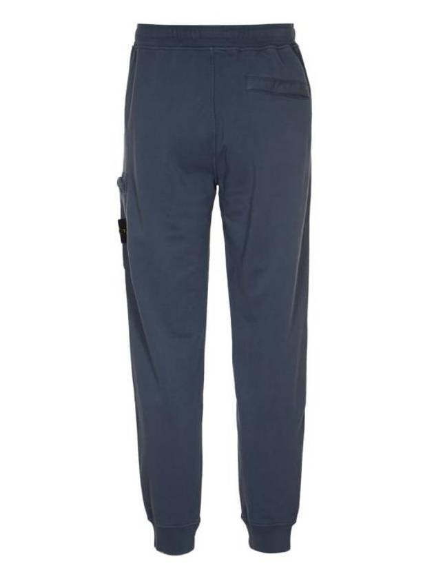 Compass Patch Cotton Track Pants Avio Blue - STONE ISLAND - BALAAN 3