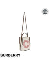 Peggy red logo graphic small bucket bag - BURBERRY - BALAAN 3