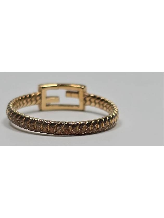 Baguette soft gold ring - FENDI - BALAAN 4