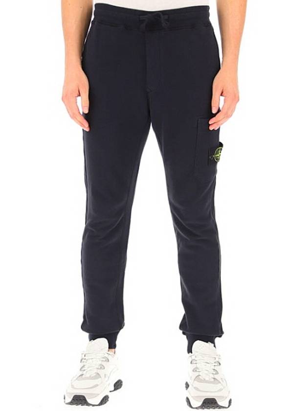 Men's Wappen Patch Training Jogger Pants Navy - STONE ISLAND - BALAAN 3