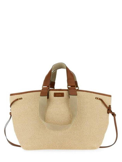 Wardi Canvas Tote Bag Beige - ISABEL MARANT - BALAAN 2