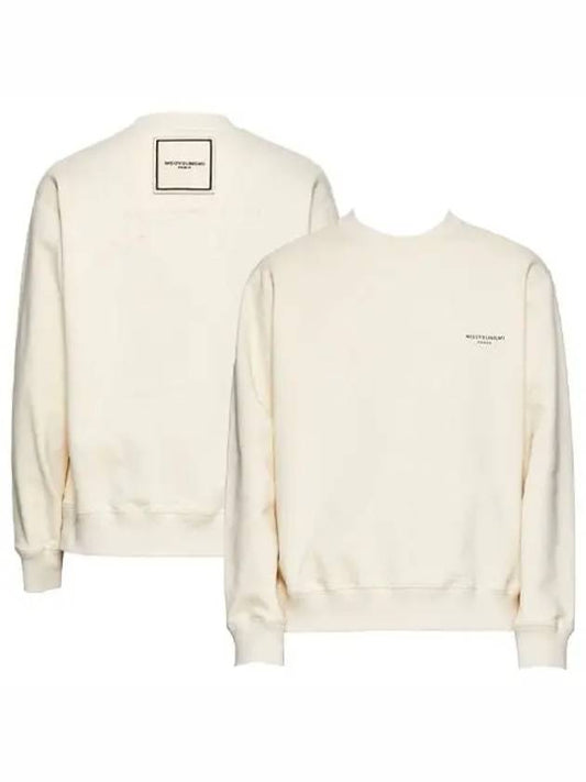 Square Label Sweatshirt Ivory - WOOYOUNGMI - BALAAN 2