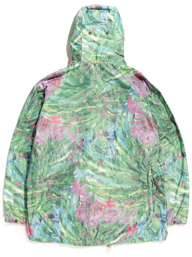 Atlantic Parka Green Floral Poly Microfiber - ENGINEERED GARMENTS - BALAAN 2