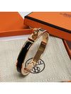 Mini Clic Kelly Bracelet Gold Black - HERMES - BALAAN 10