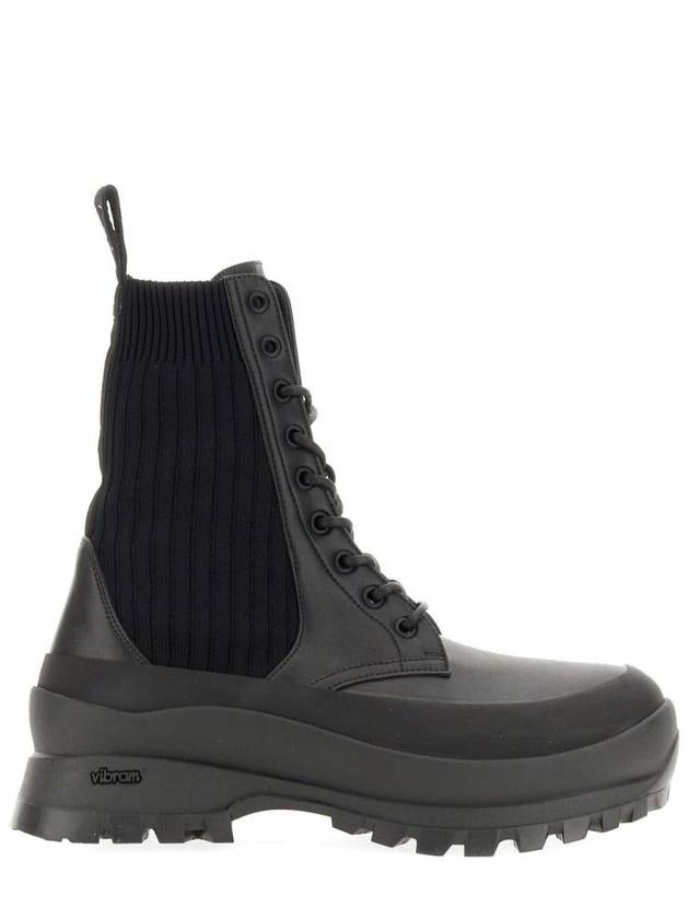 Trace Combat Walker Boots Black - STELLA MCCARTNEY - BALAAN 2