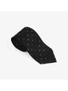 Polka Dot Silk Necktie Black - PAUL SMITH - BALAAN 3