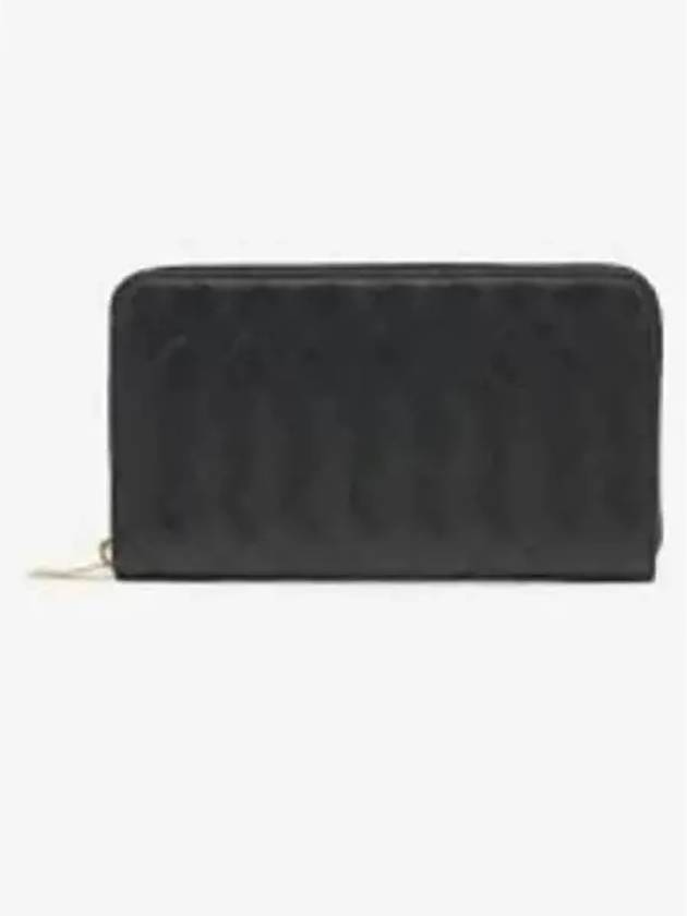 Intrecciato Zipper Around Closure Leather Long Wallet Black - BOTTEGA VENETA - BALAAN 2