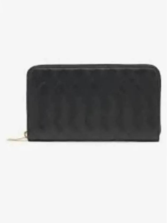Intrecciato Zipper Around Closure Leather Long Wallet Black - BOTTEGA VENETA - BALAAN 2