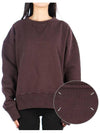 Logo Cotton Sweatshirt Burgundy - MAISON MARGIELA - BALAAN 2