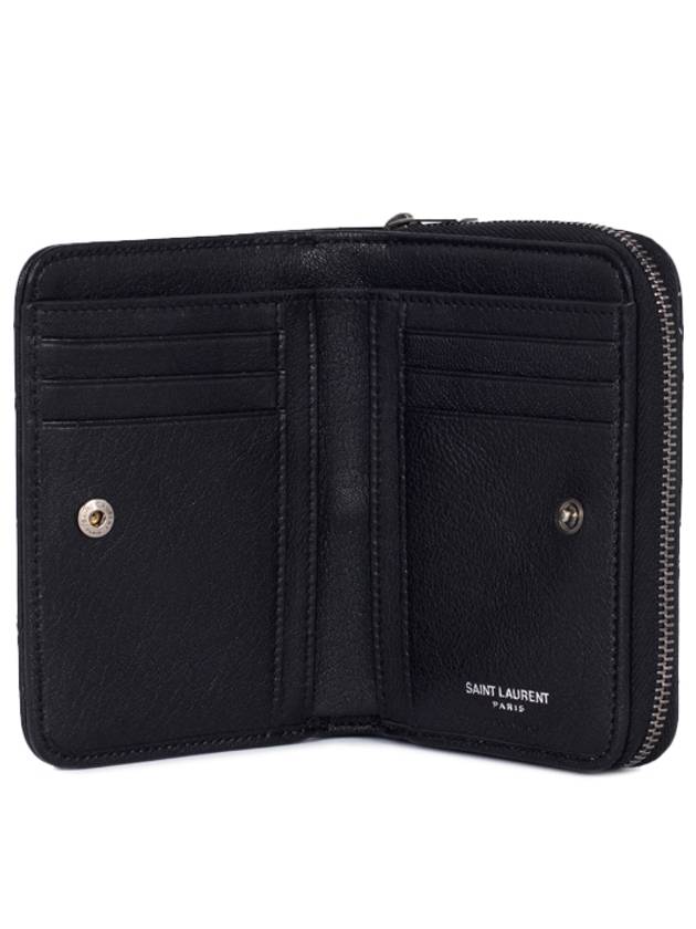 Monogram mixed bifold wallet 437470 BRMO4 1000 black - SAINT LAURENT - BALAAN 4