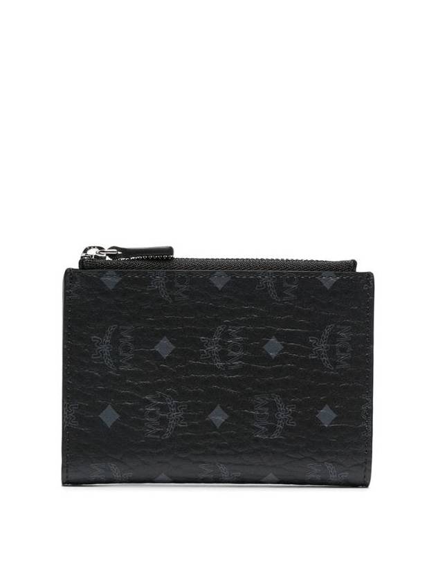 Visetos logo print wallet MXSBSVI01BK - MCM - BALAAN 1