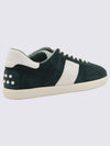 Logo Suede Low Top Sneakers Green - TOD'S - BALAAN 5