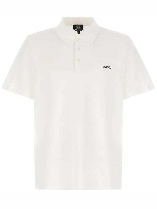 Carter Cotton Polo Shirt White - A.P.C. - BALAAN 2