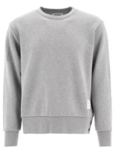 Center Back Stripe Crewneck Sweatshirt Light Grey - THOM BROWNE - BALAAN 2