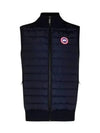 Hybrdige Slim Fit Merino Wool Padded Vest Navy - CANADA GOOSE - BALAAN 2