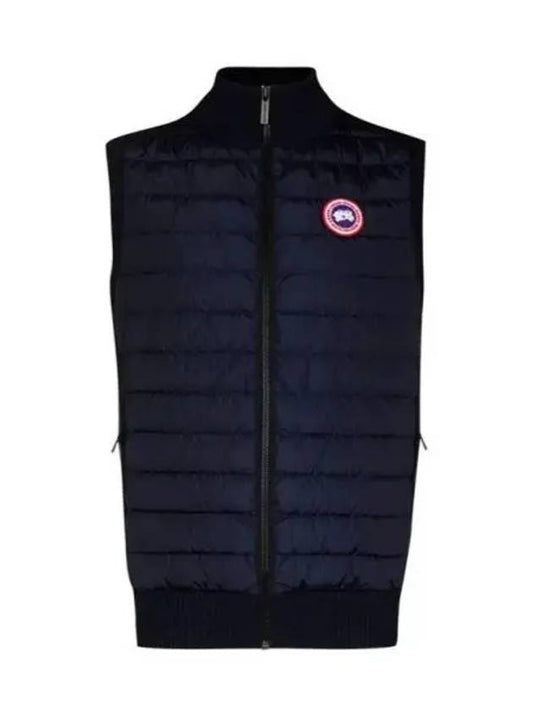 Men's Highbridge Merino Wool Slim Fit Padded Vest Navy - CANADA GOOSE - BALAAN 2