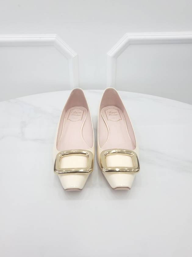 Viv Shock Off White Flat Shoes 38 5 - ROGER VIVIER - BALAAN 2