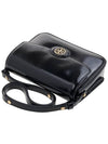 Robinson Spazzolato Convertible Logo Shoulder Bag Black - TORY BURCH - BALAAN 5