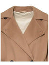 23SS Cobalto COBALTO Belted Wool Coat 2350110137 058 - MAX MARA - BALAAN 4