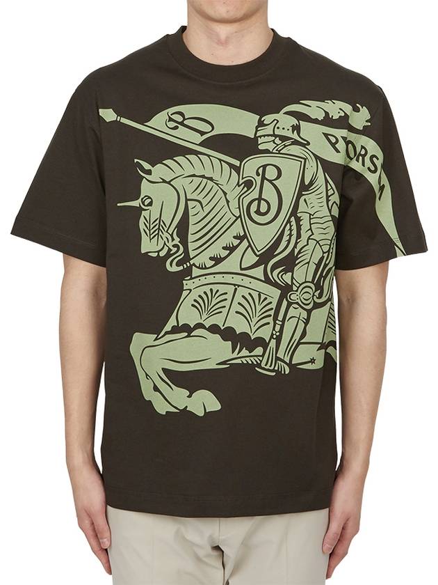 EKD Print Short Sleeve T-Shirt Olive - BURBERRY - BALAAN 2