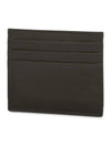 Logo Leather Card Wallet Black Yellow - FENDI - BALAAN 4